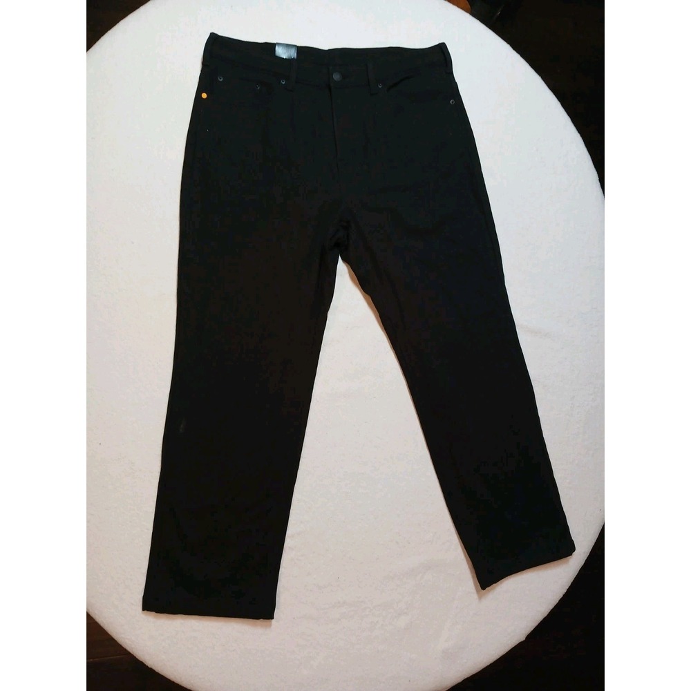 CAT Caterpillar Mens Fleece Lined Canvas Pants Black 38x30 NWT Insulated